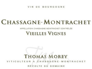 Chassagne-Montrachet Vieilles Vignes rouge 2024 MOREY Thomas
