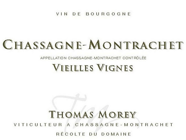 Chassagne-Montrachet Vieilles Vignes rouge 2024 MOREY Thomas
