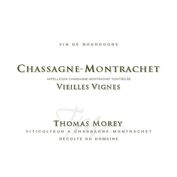 Chassagne-Montrachet Vieilles Vignes rouge 2024 MOREY Thomas
