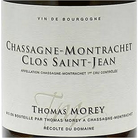 Chassagne-Montrachet 1er cru Blanc Clos Saint Jean  2023 MOREY Thomas