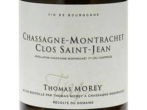 Chassagne-Montrachet 1er cru Rouge Clos Saint Jean 2023 MOREY Thomas