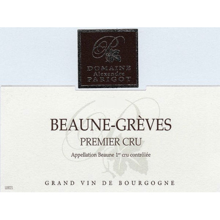 Beaune 1er cru Les Grèves 2024 PARIGOT Alexandre
