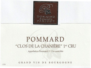 Pommard 1er cru Clos de la Chanière 2024 PARIGOT Alexandre