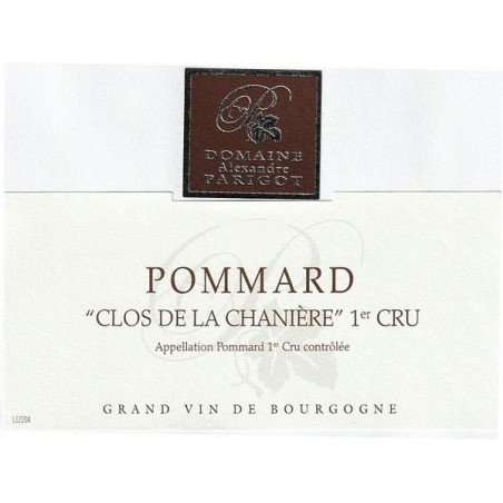 Pommard 1er cru Clos de la Chanière 2024 PARIGOT Alexandre