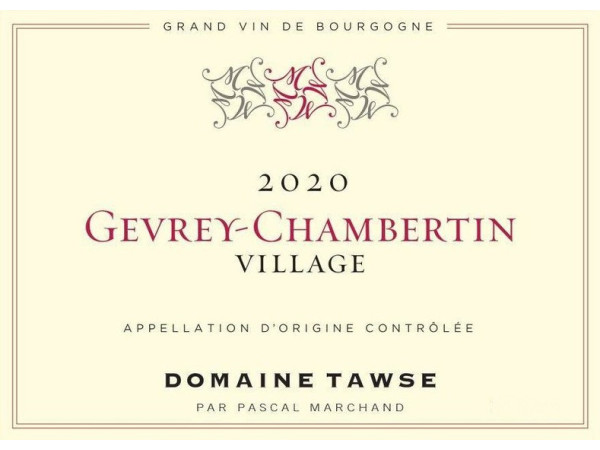 Gevrey-Chambertin 2020 TAWSE Domaine