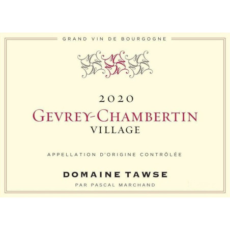 Gevrey-Chambertin 2020 TAWSE Domaine