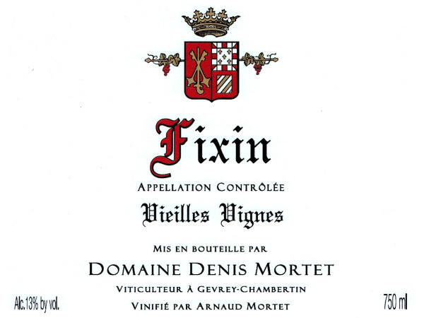 Fixin Vieilles Vignes 2023 MORTET Denis
