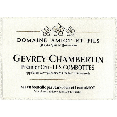 Magnum Gevrey-Chambertin 1er cru Les Combottes 2022 AMIOT Léon
