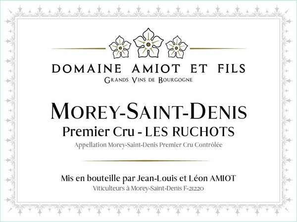 Magnum Morey-Saint-Denis 1er cru Les Ruchots 2022 AMIOT Léon