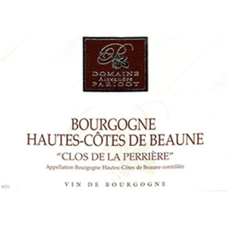 Bourgogne Hautes Côtes de Beaune rouge Clos de la Perrière 2024 PARIGOT Alexandre