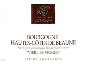 Bourgogne Hautes Côtes de Beaune blanc Vieilles Vignes 2023 PARIGOT Alexandre