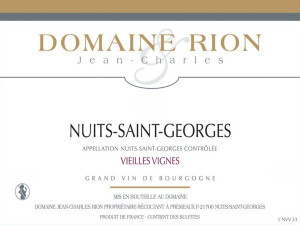 Magnum Nuits-Saint-Georges 2023 Vieilles vignes RION Jean-Charles