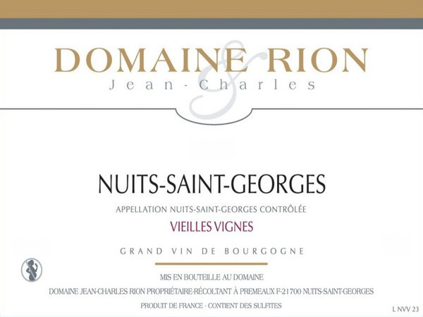 Magnum Nuits-Saint-Georges 2023 Vieilles vignes RION Jean-Charles