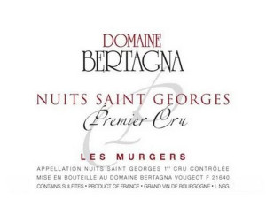 Nuits-Saint-Georges 1er cru Les Murgers 2018 BERTAGNA (Domaine)